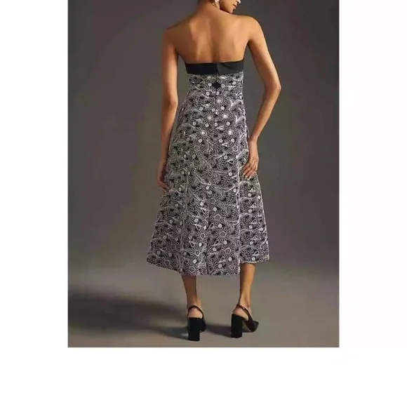 knee length dresses for ladies Marva Embellished Cut-Out Mini Dress in Black